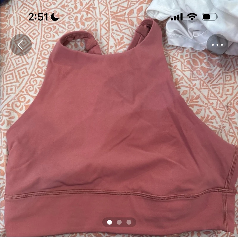Pink Lulu Lemon Bra
